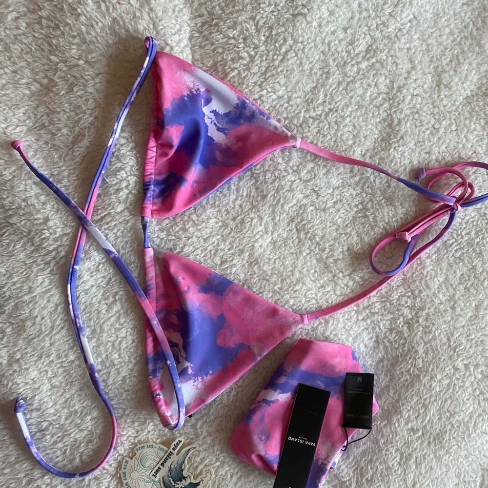 Vaya Island Pink Tie Dye Bottoms (M)